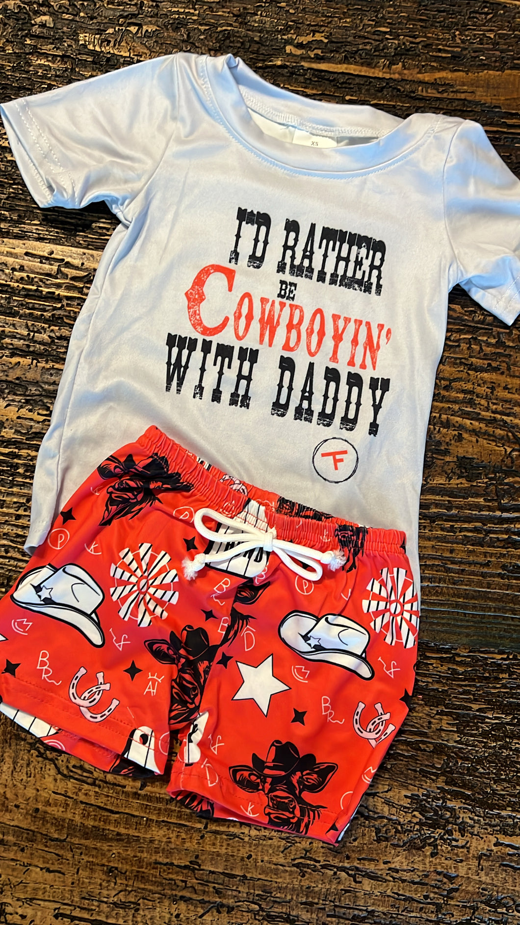 Cowboy’n with Daddy set