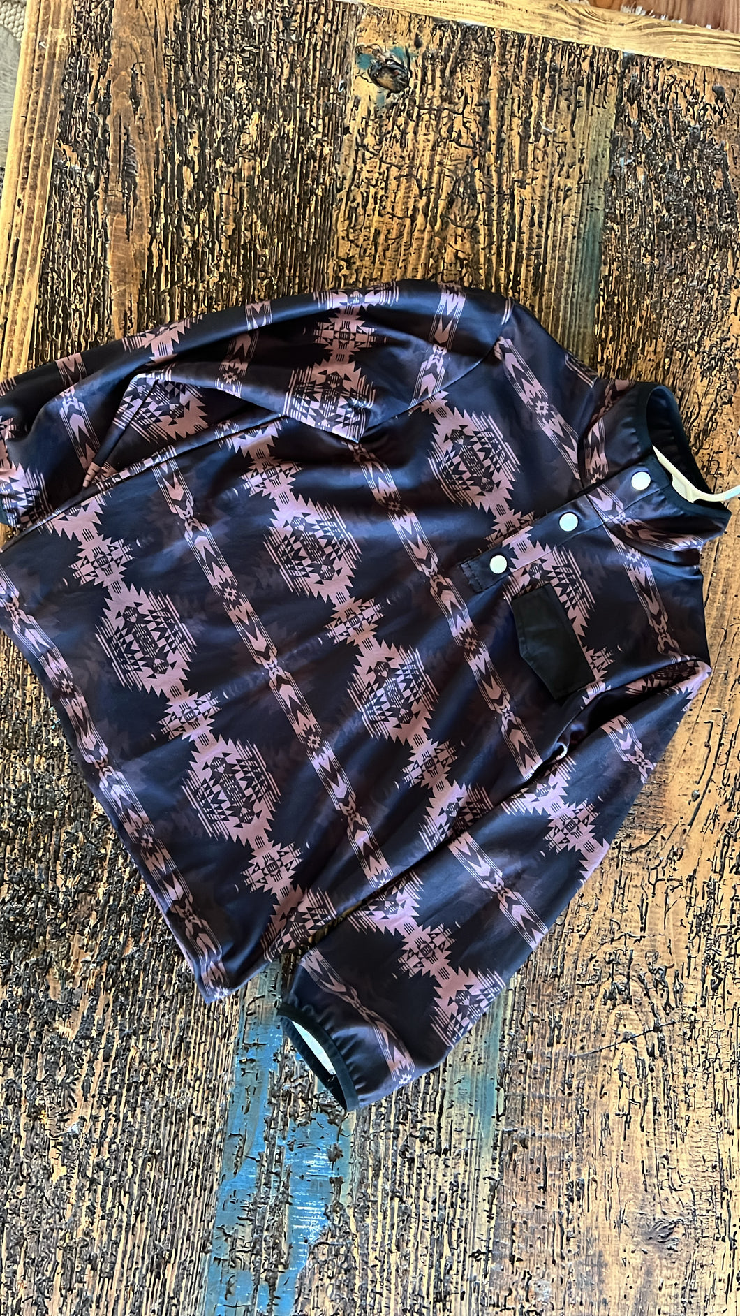 Quarter button pull over
