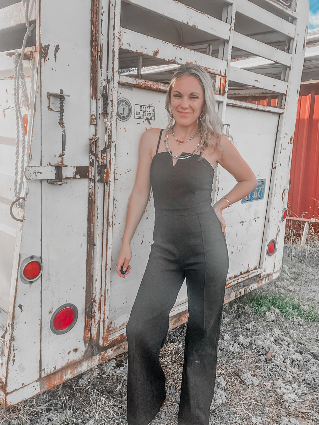 Black jumpsuit
