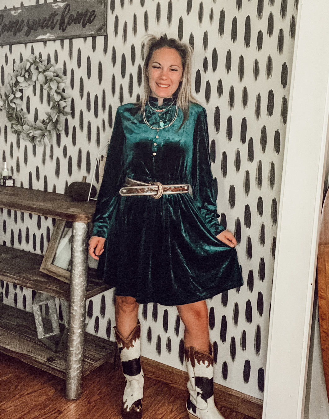 Velvet dress