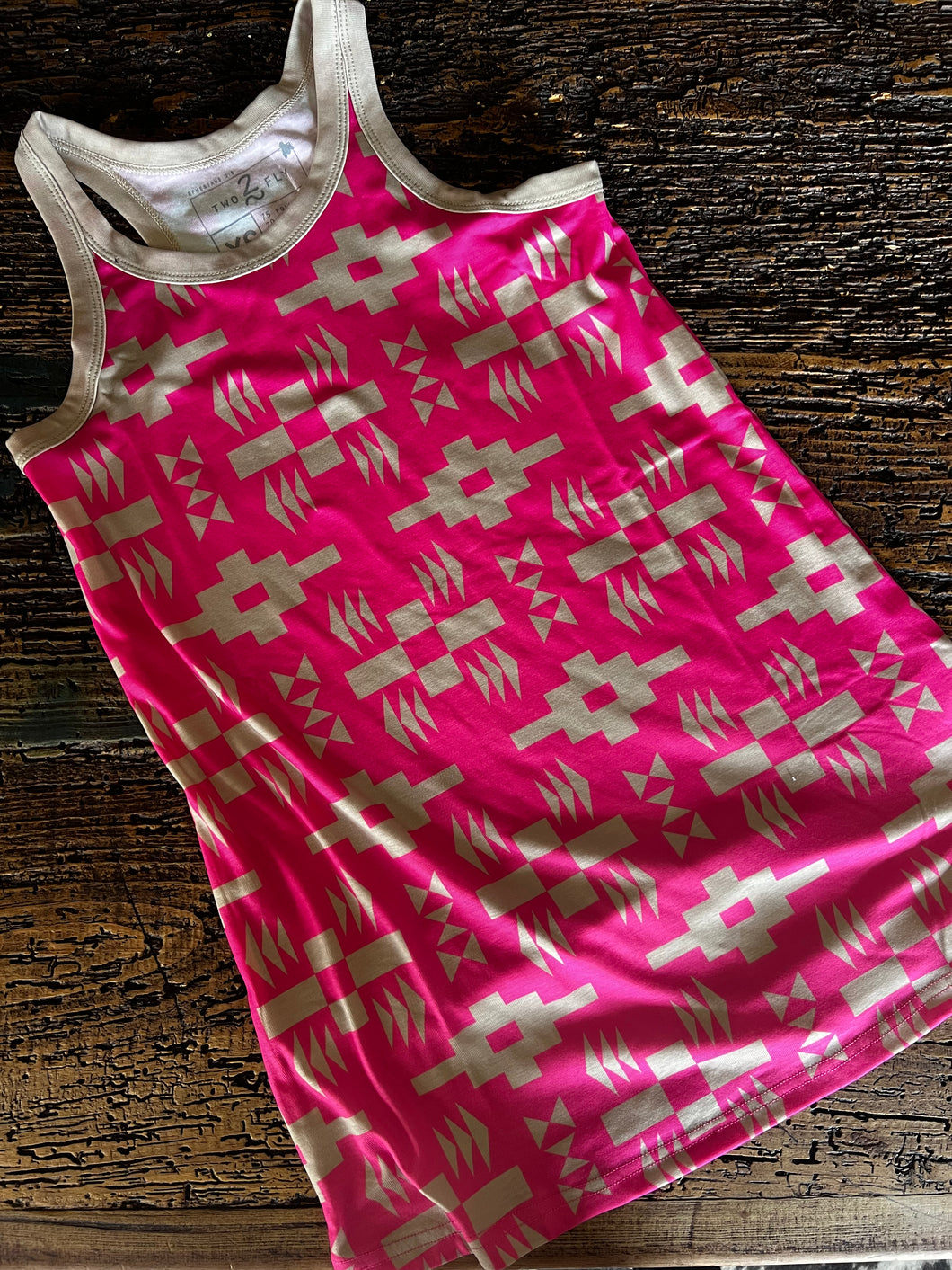 Pink Aztec razor tank