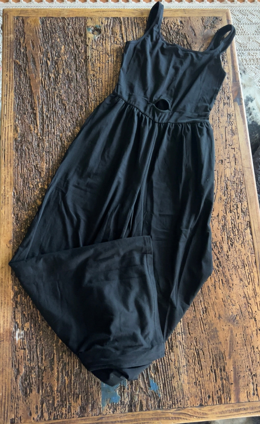 Black keyhole jumpsuit